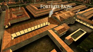 Animation of ancient Roman Fort in Caerleon Wales [upl. by Ab]