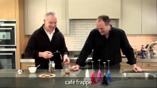 How to make a frappé coffee using an aerolatte milk frother [upl. by Shaughnessy510]