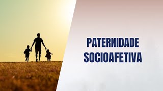 Paternidade socioafetiva [upl. by Weikert]