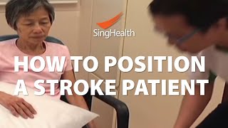 How To Position A Stroke Patient [upl. by Chaffinch]