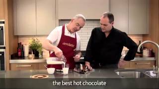 How to make a hot chocolate using an aerolatte milk frother [upl. by Ibbob]